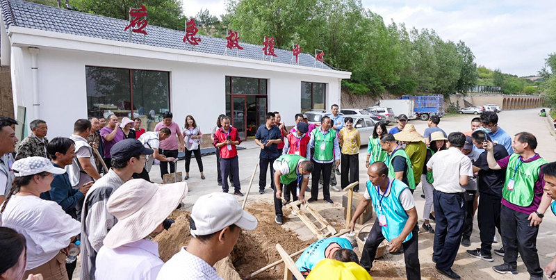 打胡墼比賽。寧夏大學供圖