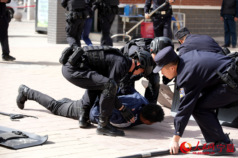 演習現場。人民網記者 高嘉蔚攝