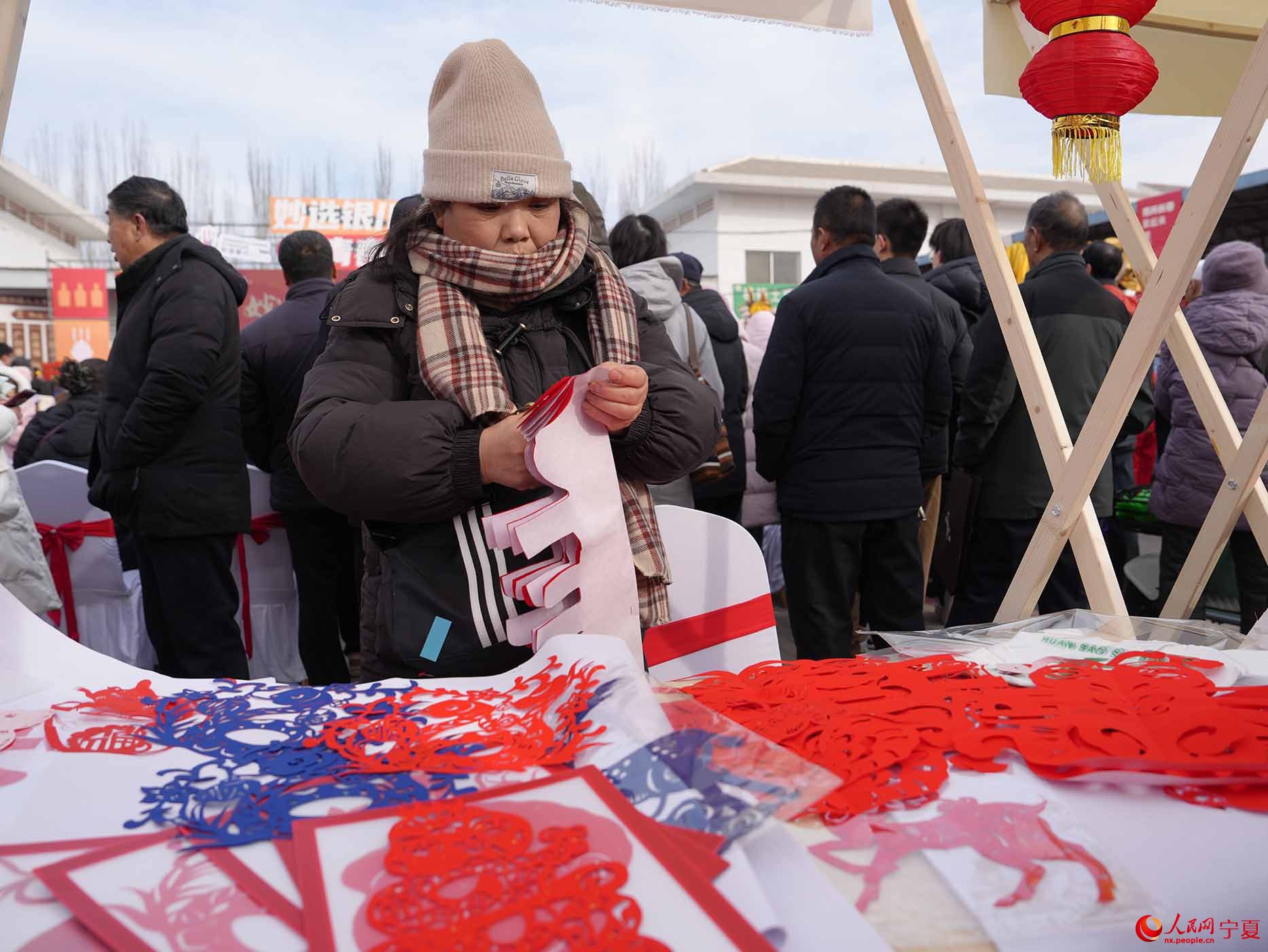 剪紙。人民網 周航攝