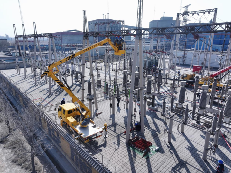 春季綜合性檢修現場。方鑫攝