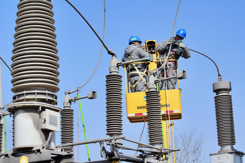 春季綜合性檢修現場。方鑫攝