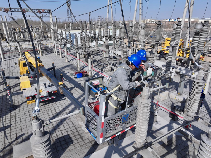 春季綜合性檢修現場。方鑫攝