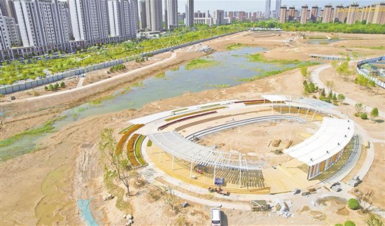 銀川王家湖濕地公園預計年底亮相